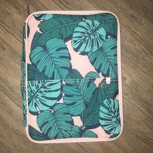 Yoobi palm leaf tropical labtop case/carrier